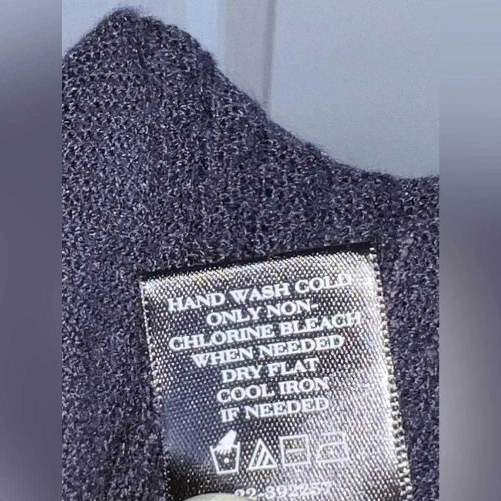 Ann Taylor Women’s X Small Navy Blue Cotton Knit Lightweight Sweater Top XS